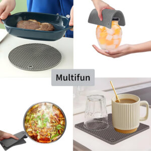 Mini garlic chopper disassembled into lid, blades, and bowl