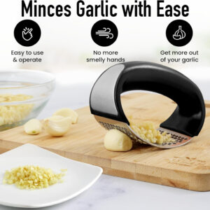 Flexible silicone garlic peeler tube removing garlic skin easily
