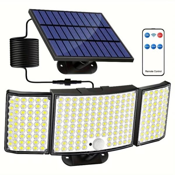 solar-powered-led-security-light-with-motion-sensor-and-three-adjustable-panels